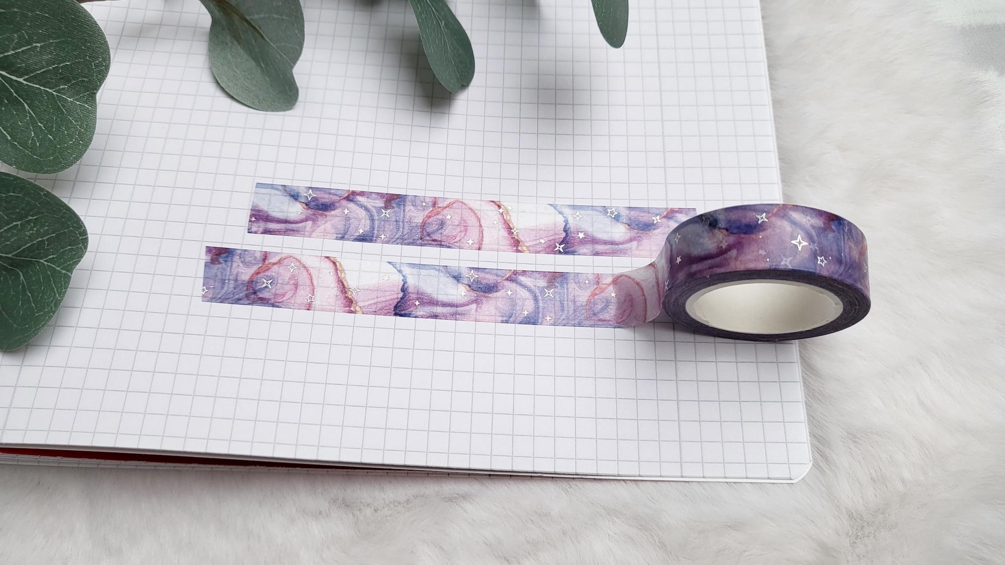 Washi Tape Lila Marmor